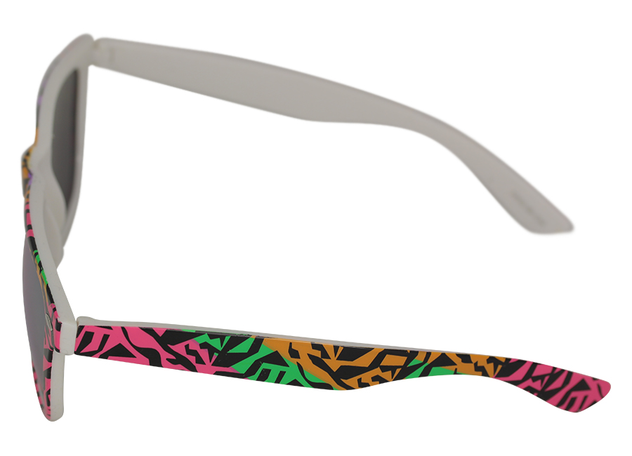 Wayfarer zonnebril met gekleurd dierenprint - sunlooper.be - billede 2