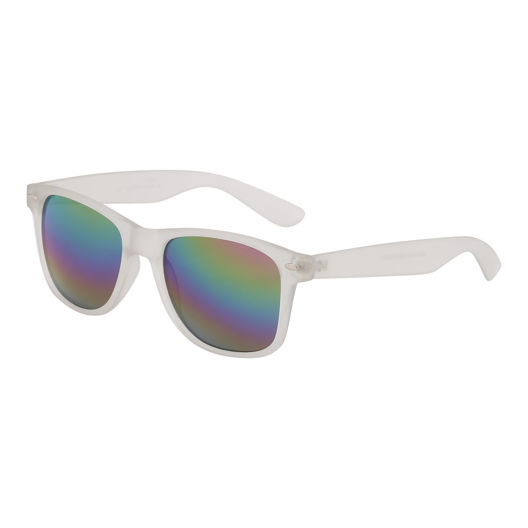 Matte wayfarer zonnebril