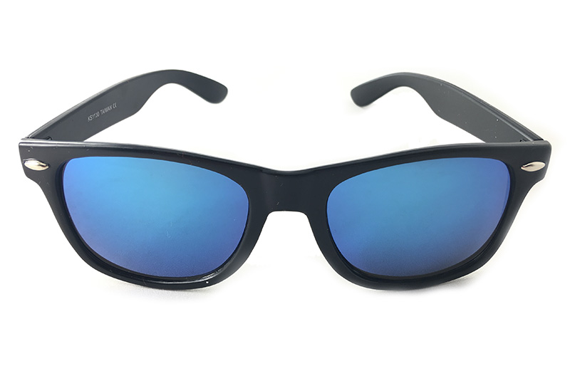 Wayfarer zonnebril met blauw glas - sunlooper.be - billede 2