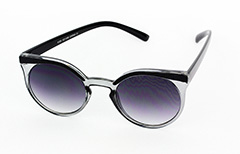 Ronde zwarte smokey zonnebril - Design nr. 1021