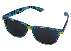 Blauwe wayfarer zonnebril - Design nr. 1154