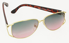 Metalen hippie dames zonnebril - Design nr. 3029