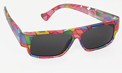 Kleurrijke kinder zonnebril - Design nr. 3032