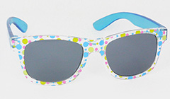 Gennemsigtig solbrille til børn med prikker - Design nr. 3100