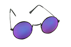 Ronde zonnebril met multicolor glas - Design nr. 311