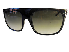 Simpele zwarte zonnebril - Design nr. 572