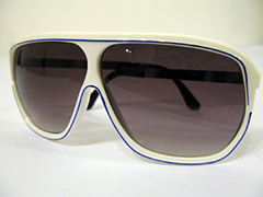 Witte aviator zonnebril - Design nr. 850