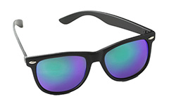 Wayfarer zonnebril met multicolor glas - Design nr. 886