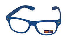 Blauwe kinderbril wayfarer zonder sterkte - Design nr. 936
